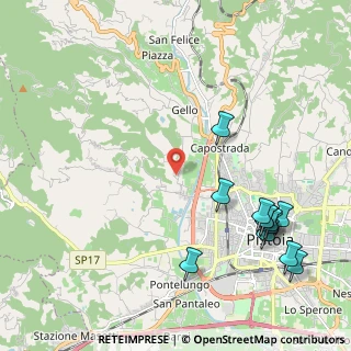 Mappa Via Fornace di San Giorgio, 51100 Pistoia PT, Italia (2.68)