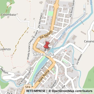 Mappa Via Nicolo? Gentili, 6a, 47018 Santa Sofia, Forlì-Cesena (Emilia Romagna)