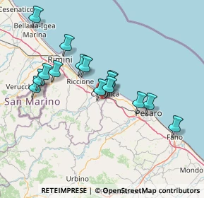 Mappa Via N. Rota, 47841 Cattolica RN, Italia (13.62533)