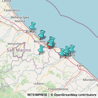 Mappa Via Nino Rota, 47841 Cattolica RN, Italia (9.06818)