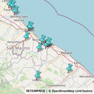 Mappa Via Nino Rota, 47841 Cattolica RN, Italia (19.39167)