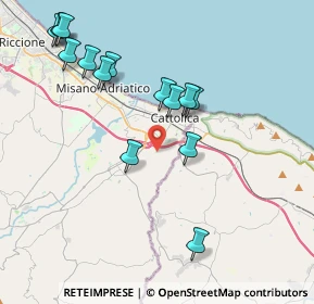 Mappa Via N. Rota, 47841 Cattolica RN, Italia (4.27286)