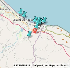 Mappa Via N. Rota, 47841 Cattolica RN, Italia (2.49727)