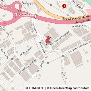 Mappa Via Sant'Andrea, 25, 47841 Cattolica, Rimini (Emilia Romagna)