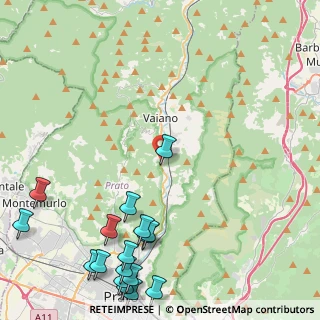 Mappa Via Pablo Neruda, 59021 Vaiano PO, Italia (6.50824)