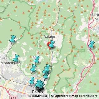 Mappa Via Pablo Neruda, 59021 Vaiano PO, Italia (6.4895)