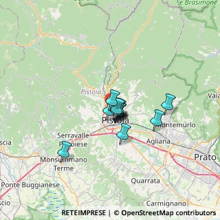 Mappa Viale Belvedere, 51100 Pistoia PT, Italia (3.87308)