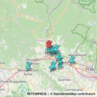 Mappa Viale Belvedere, 51100 Pistoia PT, Italia (5.99333)