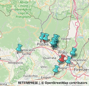 Mappa Via Girolamo de Rossi, 51100 Pistoia PT, Italia (13.052)