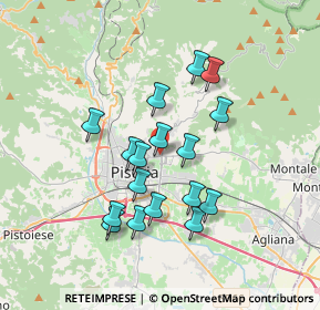 Mappa Via Girolamo de Rossi, 51100 Pistoia PT, Italia (3.17471)