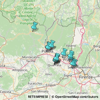 Mappa Via Bartolomeo Sestini, 51100 Pistoia PT, Italia (11.25929)