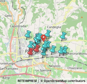 Mappa Via Aldo Capitini, 51100 Pistoia PT, Italia (1.189)