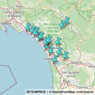 Mappa Via Pontenuovo, 55045 Pietrasanta LU, Italia (10.695)