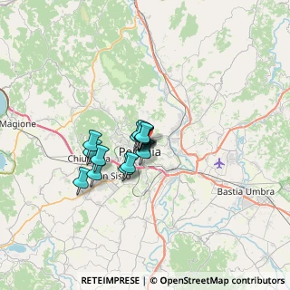 Mappa Via della Tramontana, 06122 Perugia PG, Italia (4.34214)