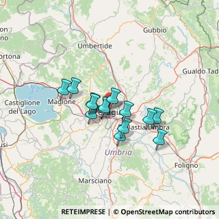 Mappa Via San Giuseppe, 06122 Perugia PG, Italia (9.89571)