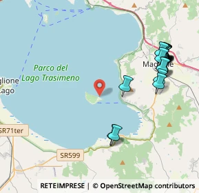 Mappa Isola Polvese, 06061 Castiglione del lago PG, Italia (5.0295)