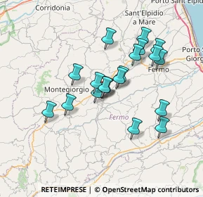Mappa Via Carlo Alberto Dalla Chiesa, 63844 Grottazzolina FM, Italia (6.37579)