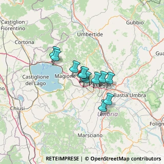 Mappa Via Valpinza, 06073 Corciano PG, Italia (8.78909)