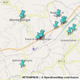 Mappa Via Dante Mattii, 63833 Montegiorgio FM, Italia (2.41333)