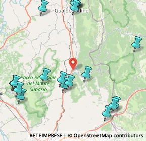 Mappa Via Matteo da Gualdo, 06025 Nocera Umbra PG, Italia (11.442)