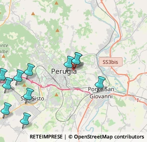 Mappa Str. Privata Ospedale Psichiatrico, 06126 Perugia PG, Italia (5.17727)