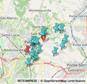 Mappa Strada Privata Ospedale Psichiatrico, 06121 Perugia PG, Italia (1.5)