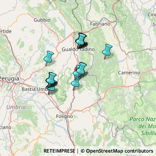 Mappa SS3, 06025 Nocera Umbra PG, Italia (11.7455)