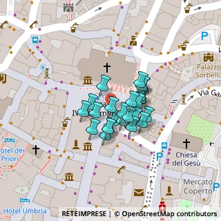 Mappa Piazza IV Novembre, 06123 Perugia PG, Italia (0)