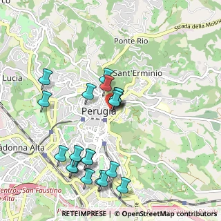 Mappa Via della Viola, 06122 Perugia PG, Italia (1.0725)