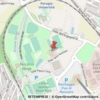 Mappa Viale Tazio Nuvolari, 19, 06125 Perugia, Perugia (Umbria)