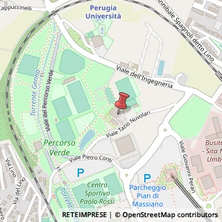 Mappa Viale Tazio Nuvolari, 19, 06125 Perugia, Perugia (Umbria)