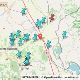 Mappa SP 326 Est, 53045 Montepulciano SI (4.8935)