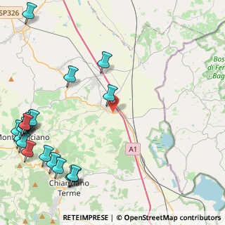 Mappa SP 326 Est, 53045 Montepulciano SI (6.761)