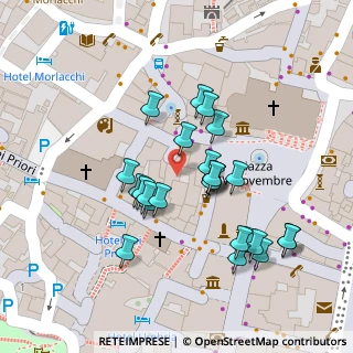 Mappa Piazza IV Novembre, 06121 Perugia PG, Italia (0.032)