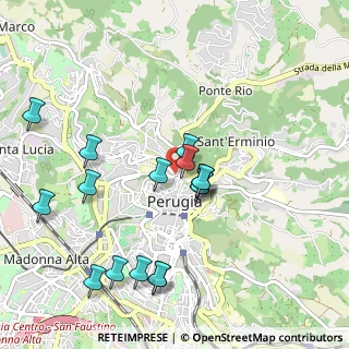 Mappa Piazza Braccio Fortebraccio, 06123 Perugia PG, Italia (1.05813)