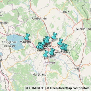 Mappa Via Maria Alinda Bonacci Brunamonti, 06122 Perugia PG, Italia (8.36214)
