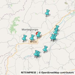 Mappa C.da Crocedivia, 63833 Montegiorgio FM, Italia (3.71364)