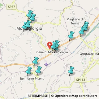 Mappa C.da Crocedivia, 63833 Montegiorgio FM, Italia (2.40813)