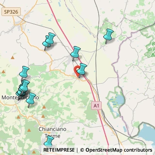 Mappa Via dei Mori, 53045 Montepulciano SI, Italia (5.81071)