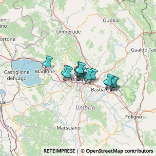Mappa Viale Sant'Antonio, 06122 Perugia PG, Italia (7.43286)