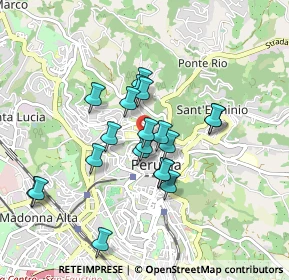 Mappa Via 06123, 06123 Perugia PG, Italia (0.7675)