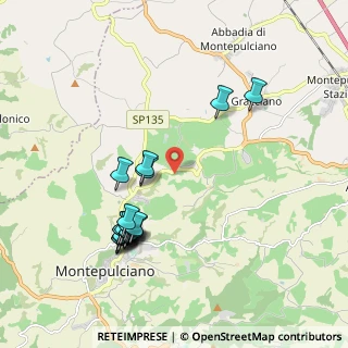 Mappa Via Provinciale, 53045 Montepulciano SI, Italia (2.117)
