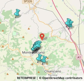 Mappa Via Provinciale, 53045 Montepulciano SI, Italia (3.84818)