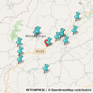 Mappa Via Wernher Von Braun, 63833 Montegiorgio FM, Italia (4.10615)