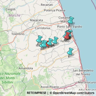 Mappa Via Wernher Von Braun, 63833 Montegiorgio FM, Italia (11.33923)