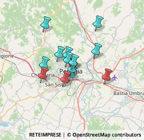 Mappa Via Pinturicchio, 06122 Perugia PG, Italia (4.99231)