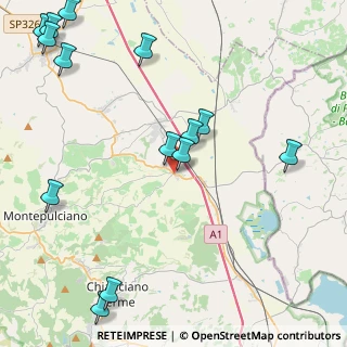 Mappa SS 326, 53045 Montepulciano SI, Italia (5.98143)