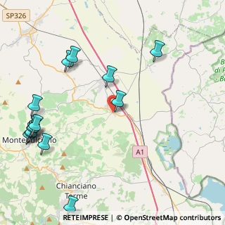 Mappa SS326, 53045 Montepulciano SI, Italia (5.80357)