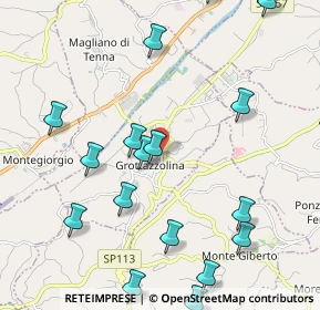 Mappa Via P. Togliatti, 63844 Grottazzolina FM, Italia (2.8865)