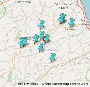 Mappa Via P. Togliatti, 63844 Grottazzolina FM, Italia (6.3575)